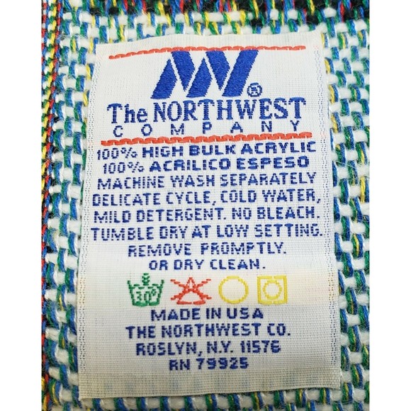 NASCAR Dale Earnhardt Jr #8 Northwest Company Woven Throw Blanket USED Cleaned - Picture 4 of 4